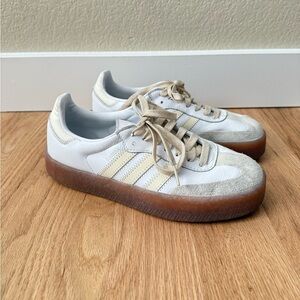 Adidas Samba Sneakers White Cream Women’s 7.5